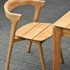 Ethnicraft Bok Teak Outdoor Dining Chair Dining Chairs