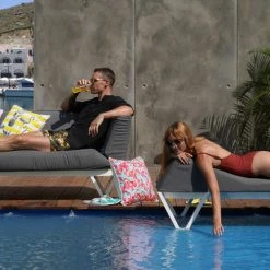 Mamagreen Bondi Belle 2-Seater Left Hand Arm Sectional Sofa With HPL Table