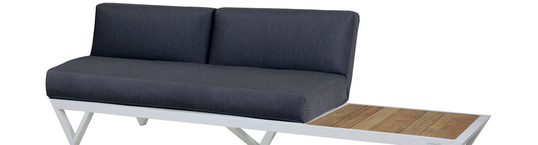 Mamagreen Bondi Belle 2-Seater Sectional Sofa With Left Teak Table 4 Mamagreen Bondi Belle 2-Seater Sectional Sofa With Left Teak Table