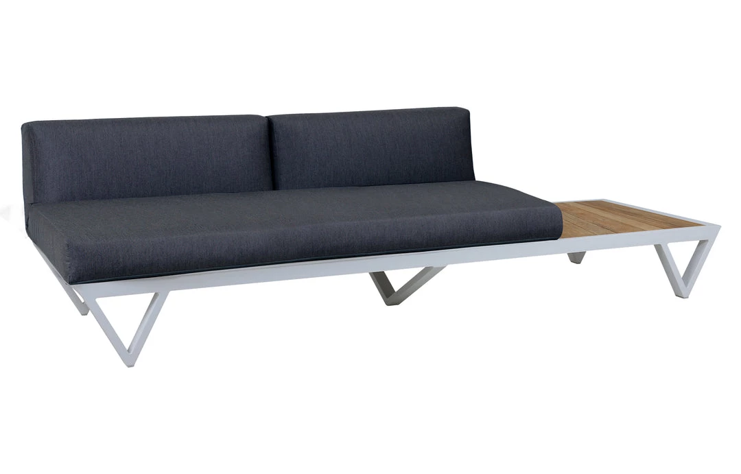 Mamagreen Bondi Belle 2-Seater Sectional Sofa With Left Teak Table 3 Mamagreen Bondi Belle 2-Seater Sectional Sofa With Left Teak Table