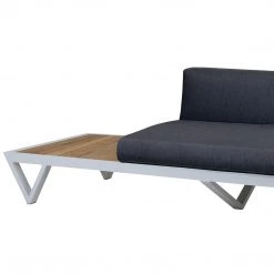 Mamagreen Bondi Belle 2-Seater Sectional Sofa With Right Teak Table