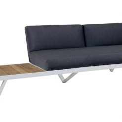 Mamagreen Bondi Belle 2-Seater Sectional Sofa With Right Teak Table