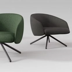 B&T Bonny Swivel Lounge Chair Modern Living