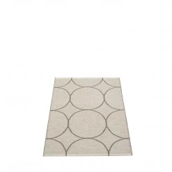 Pappelina Boo Charcoal & Vanilla Runner Rug