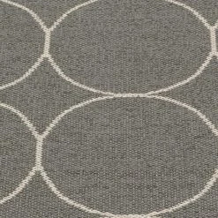 Pappelina Boo Charcoal & Vanilla Runner Rug