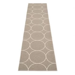 Pappelina Boo Dark Linen & Vanilla Runner Rug 25 Pappelina Boo Dark Linen & Vanilla Runner Rug
