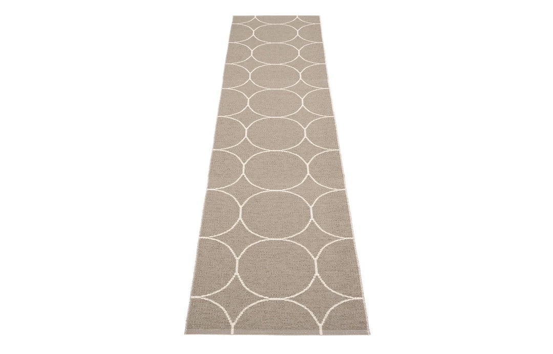 Pappelina Boo Dark Linen & Vanilla Runner Rug 14 Pappelina Boo Dark Linen & Vanilla Runner Rug