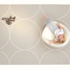 Pappelina Boo Linen & Vanilla Runner Rug