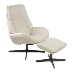 Kebe Modern Living Bordeaux Recliner Chair With Footrest