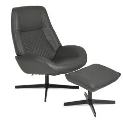 Kebe Modern Living Bordeaux Recliner Chair With Footrest