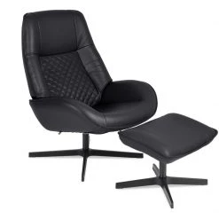 Kebe Modern Living Bordeaux Recliner Chair With Footrest