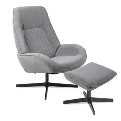 Kebe Modern Living Bordeaux Recliner Chair With Footrest