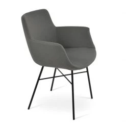 SohoConcept Bottega Arm Cross Chair Modern Dining