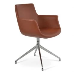 SohoConcept Modern Dining Bottega Spider Swivel Arm Chair 39 SohoConcept Modern Dining Bottega Spider Swivel Arm Chair