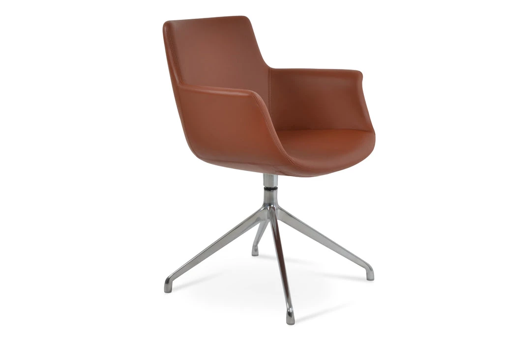 SohoConcept Modern Dining Bottega Spider Swivel Arm Chair 21 SohoConcept Modern Dining Bottega Spider Swivel Arm Chair