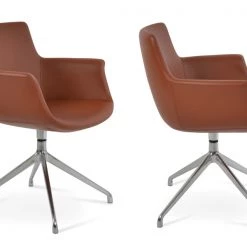 SohoConcept Modern Dining Bottega Spider Swivel Arm Chair 25 SohoConcept Modern Dining Bottega Spider Swivel Arm Chair