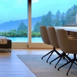 SohoConcept Modern Dining Bottega Spider Swivel Arm Chair