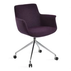SohoConcept Office Chairs Bottega Spider Swivel Arm Chair With Casters