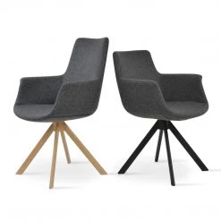 SohoConcept Bottega Sword Dining Arm Chair Modern Dining