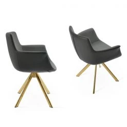 SohoConcept Bottega Sword Dining Arm Chair Modern Dining
