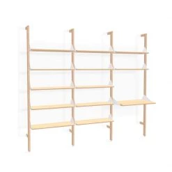 Gus Modern Office Branch-3 Desk Shelving Unit