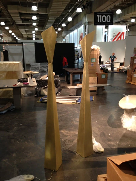 Modern Lighting James De Wulf Brass Floor Lamp 3 Modern Lighting James De Wulf Brass Floor Lamp