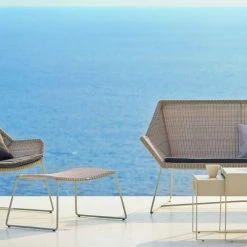 Cane-Line Breeze Highback Chair In Light Grey Weave