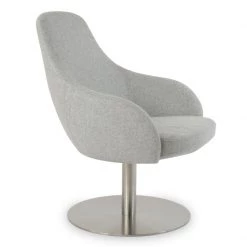 SohoConcept Modern Living Gazel Arm Lounge Swivel Round Chair
