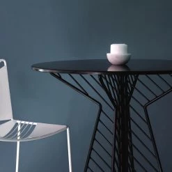 Bend Modern Dining Cafe Round Bar Table