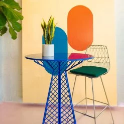 Bend Modern Dining Cafe Round Bar Table