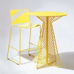 Bend Modern Dining Cafe Round Bar Table