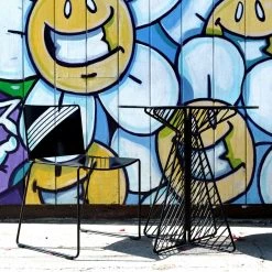 Bend Cafe Round Table Modern Dining