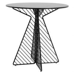 Bend Cafe Round Table Modern Dining