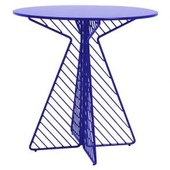 Bend Cafe Round Table Modern Dining