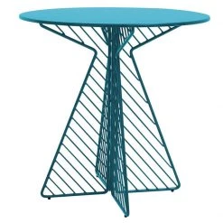Bend Cafe Round Table Modern Dining