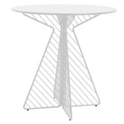 Bend Cafe Round Table Modern Dining