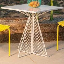 Bend Modern Dining Cafe Square Table 16 Bend Modern Dining Cafe Square Table