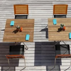 Mamagreen Caffe Square Teak Table