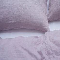 Area Camille Lilac Linen Pillow Cases (Pair)