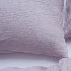Area Camille Lilac Linen Pillow Cases (Pair)