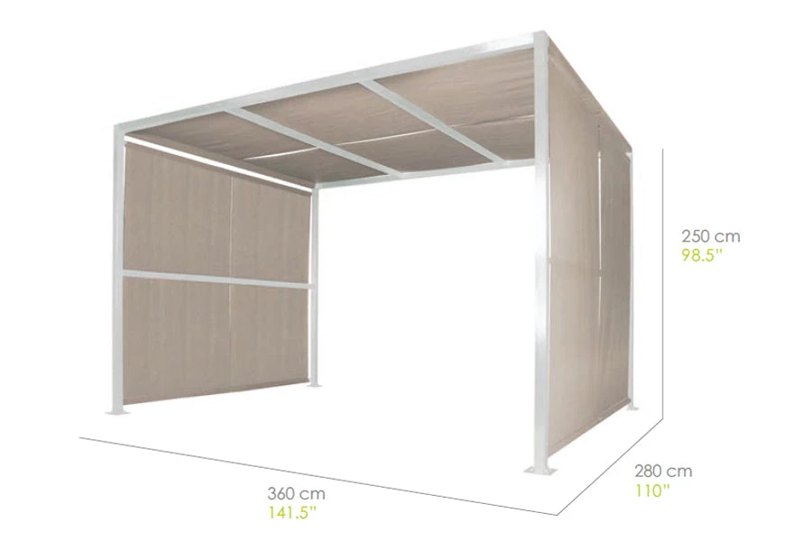 Mamagreen Canopy Single (Hanging Sides) 4 Mamagreen Canopy Single (Hanging Sides)