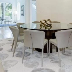 SohoConcept Modern Dining Capri Full Upholstered Stackable Chair