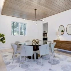 SohoConcept Modern Dining Capri Full Upholstered Stackable Chair