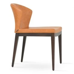 SohoConcept Capri Wood Low Back Dining Chair Modern Dining