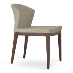 SohoConcept Capri Wood Low Back Dining Chair Modern Dining