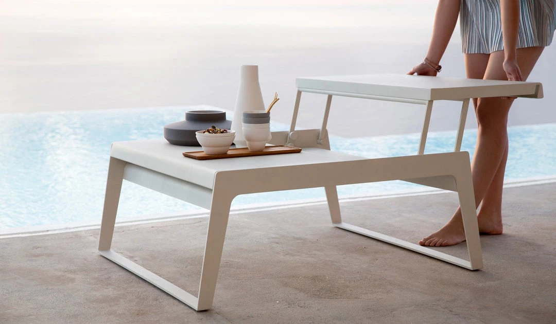Cane-Line Chill-Out Dual Height Double Sided Coffee Table 5 Cane-Line Chill-Out Dual Height Double Sided Coffee Table