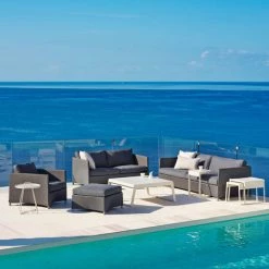 Cane-Line Chill-Out Dual Height Double Sided Coffee Table 16 Cane-Line Chill-Out Dual Height Double Sided Coffee Table