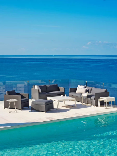 Cane-Line Chill-Out Dual Height Double Sided Coffee Table 7 Cane-Line Chill-Out Dual Height Double Sided Coffee Table