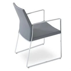 SohoConcept Pasha Sled Dining Arm Chair