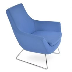 SohoConcept Rebecca Wire Sled Base Arm Chair Modern Living